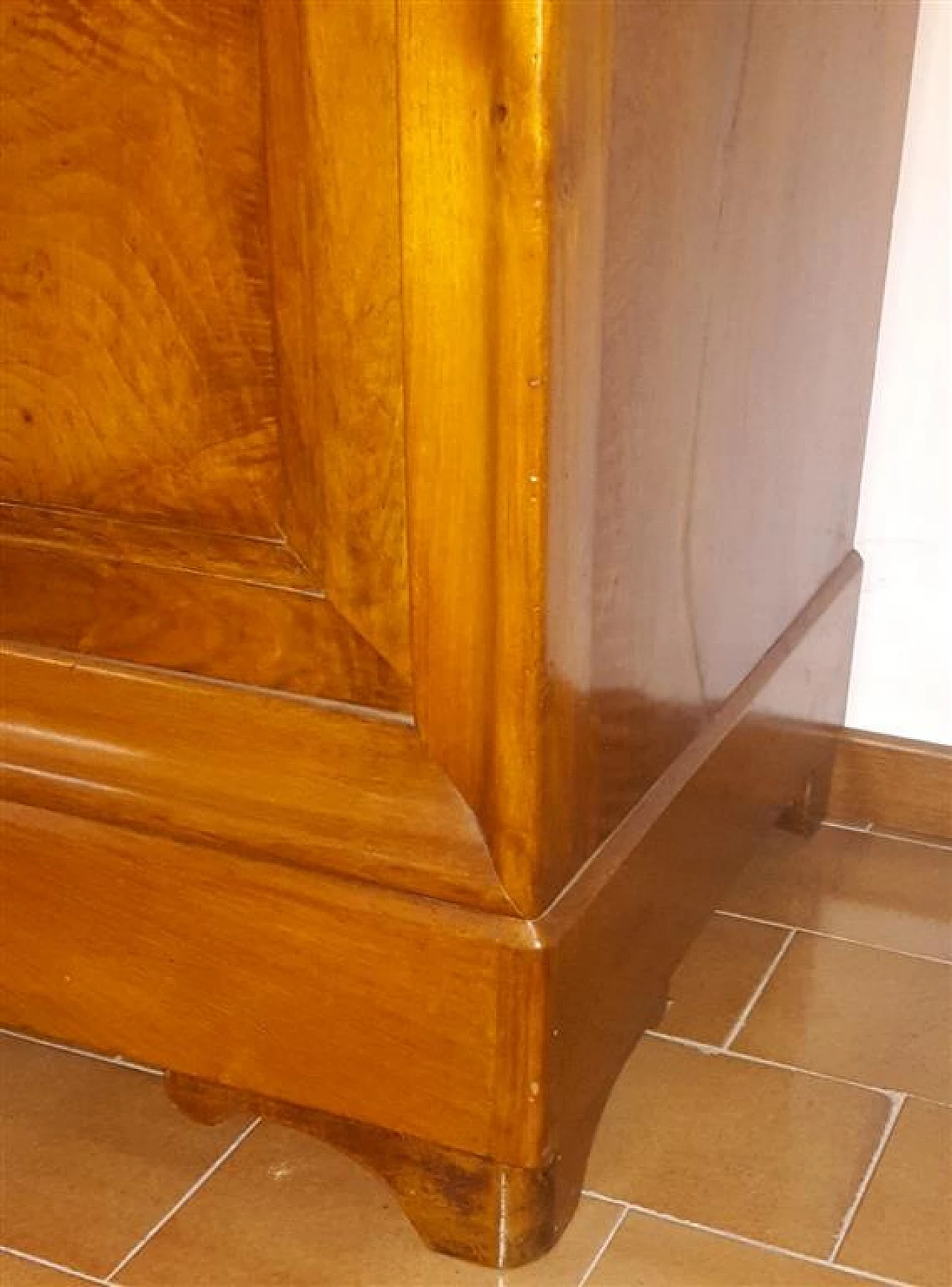 Four-door cherrywood sideboard with marble top, mid-19th century 5