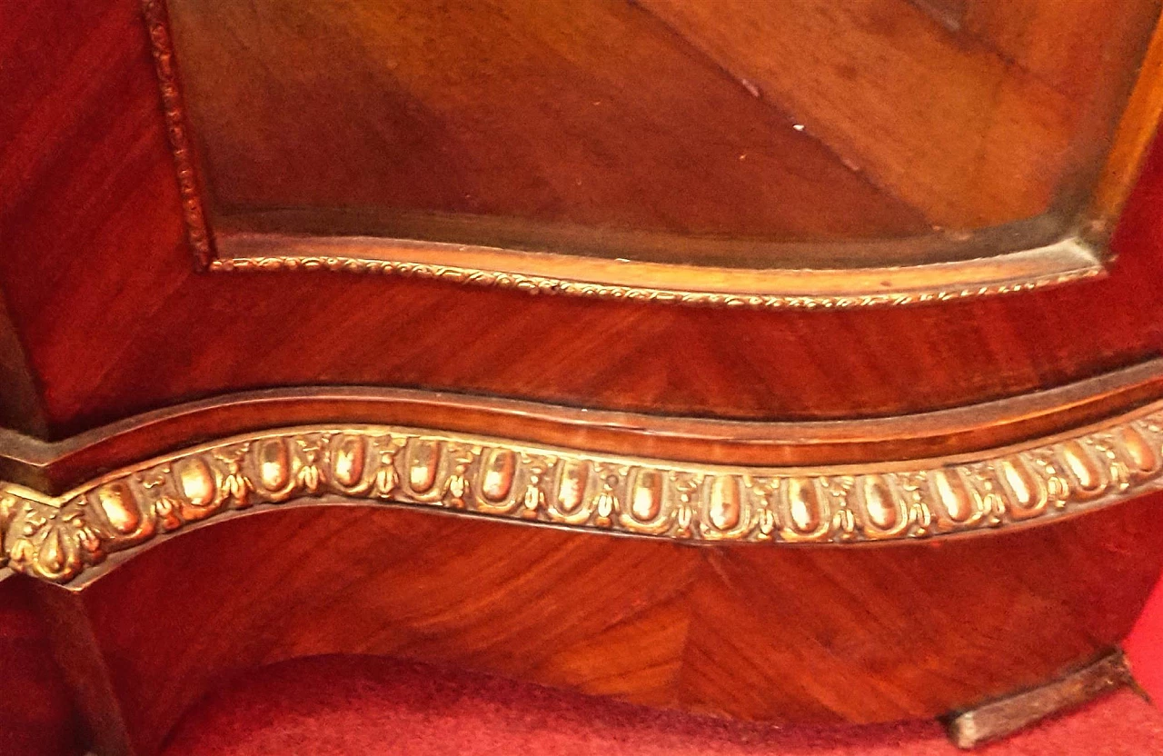 Napoleon III showcase in cherry wood, second half of the 19th century 5