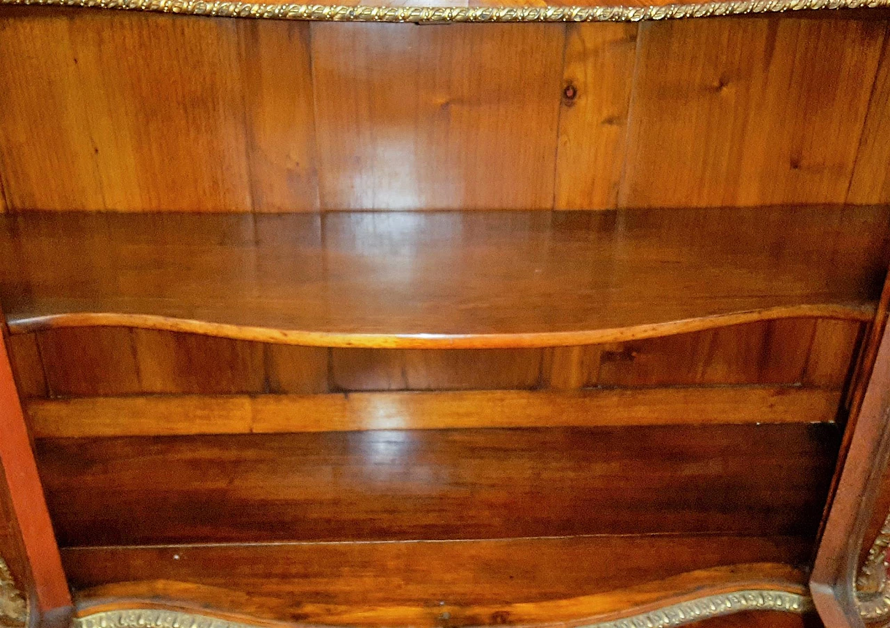 Napoleon III showcase in cherry wood, second half of the 19th century 9