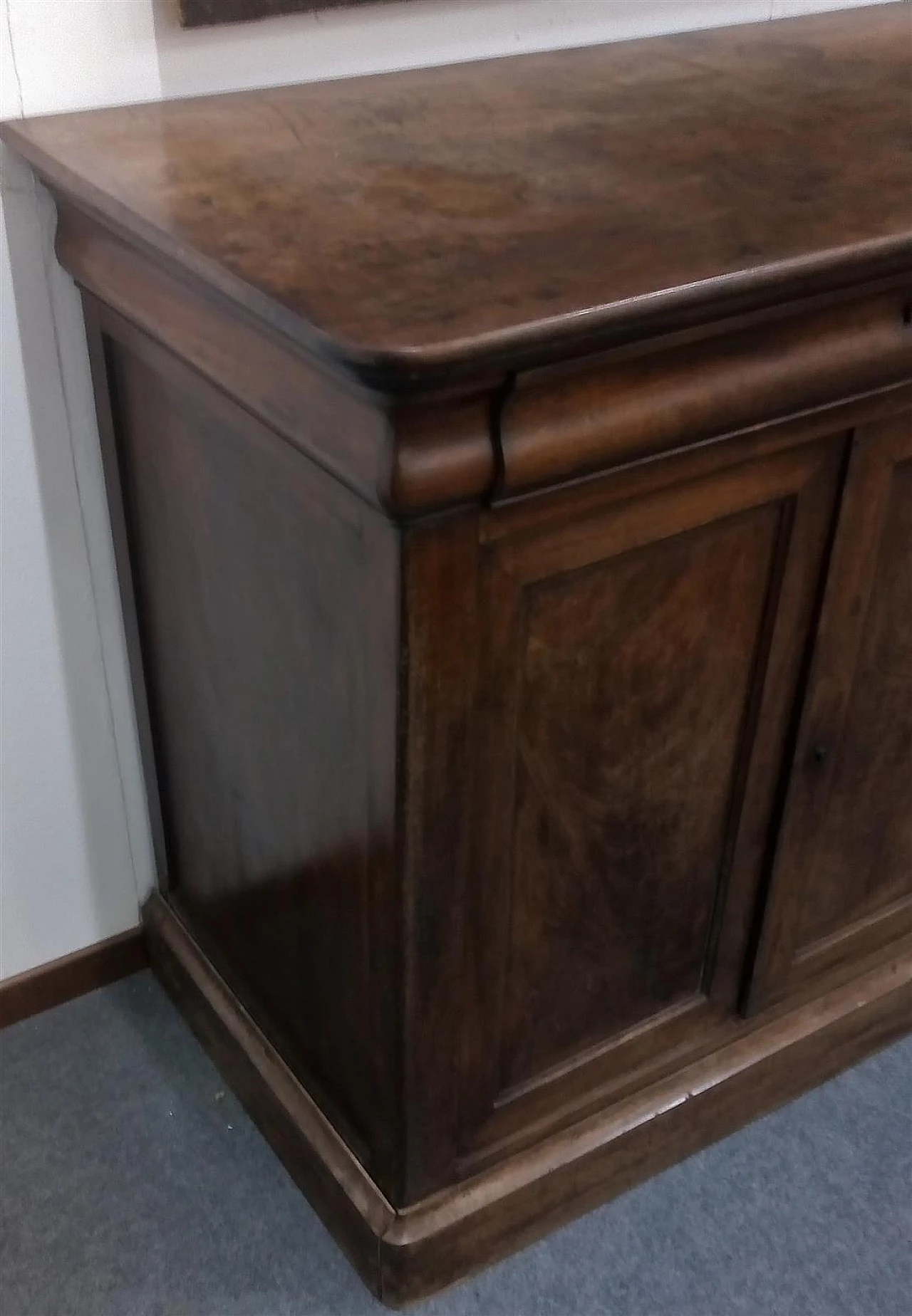 Louis Philippe mahogany sideboard with six doors, 19th century 3