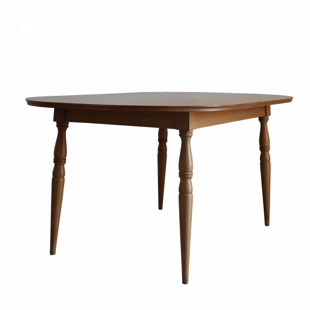 Table in solid beech by ISA Bergamo, 1960s 6