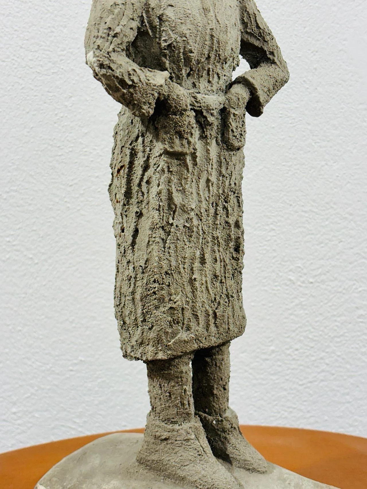 Asian woman, stone sculpture, 1960s 4