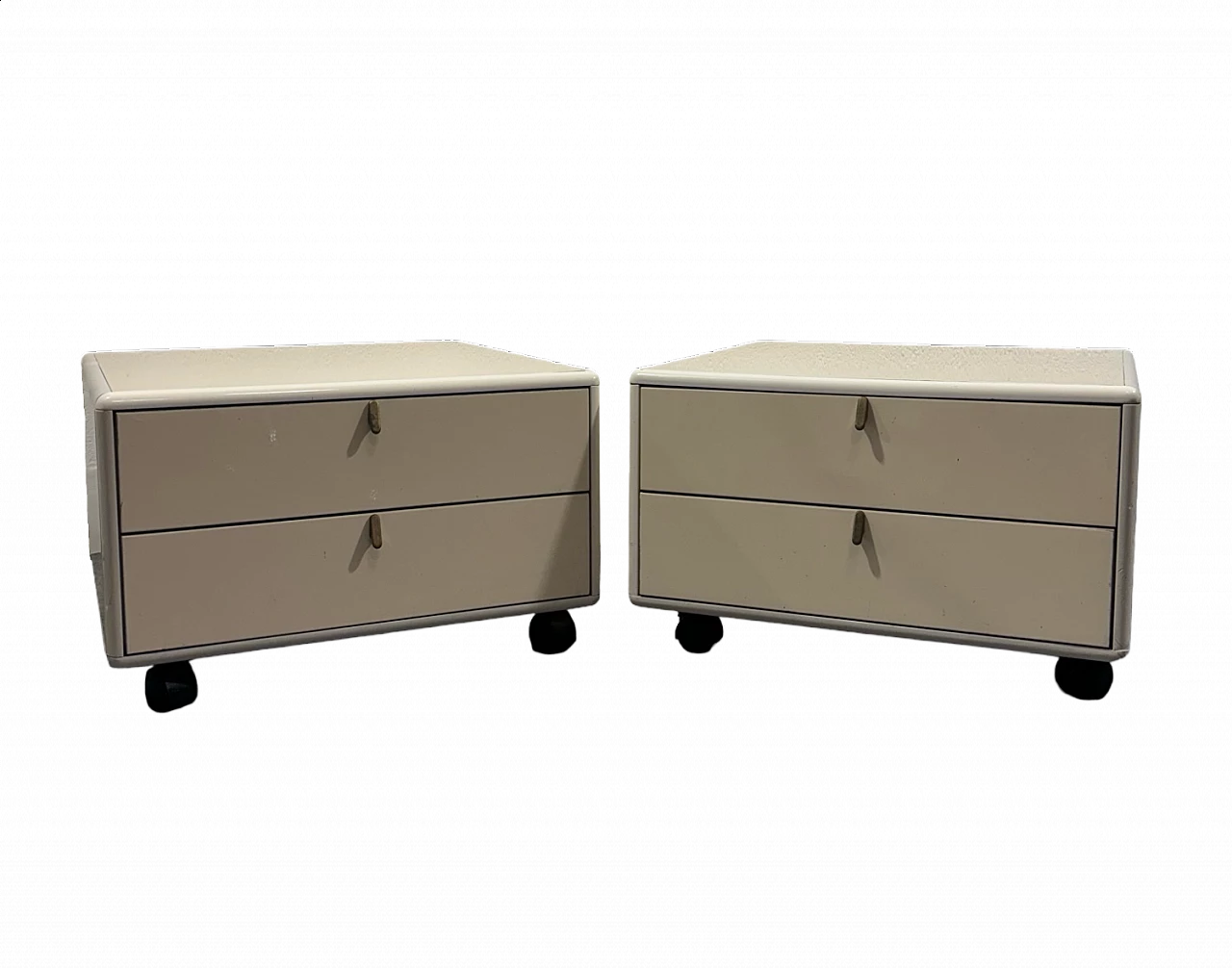 Pair of Henné bedside tables by George Coslin for Longato, 1970s 11