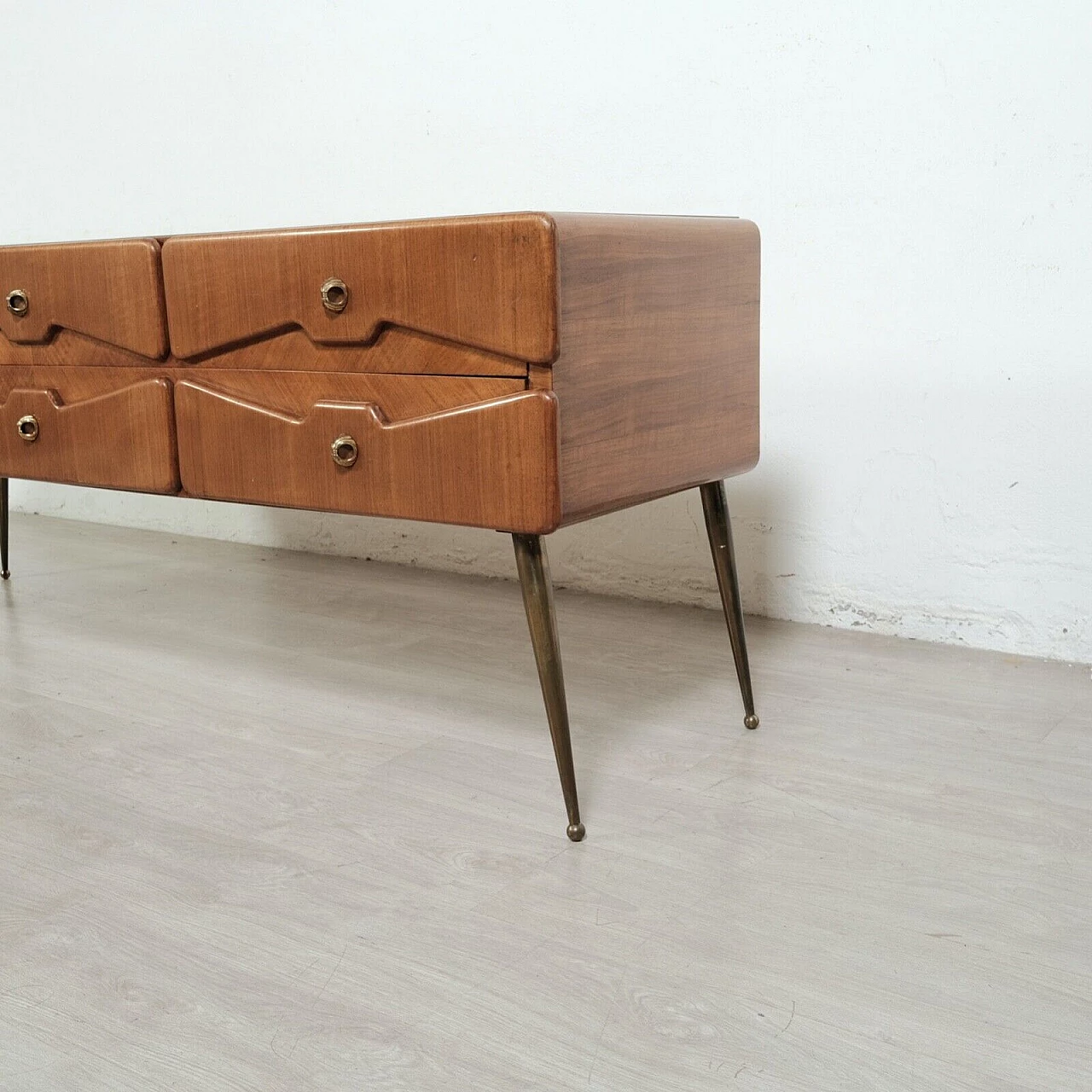 Solid wood sideboard in the style of Ico Parisi, 1950s 3