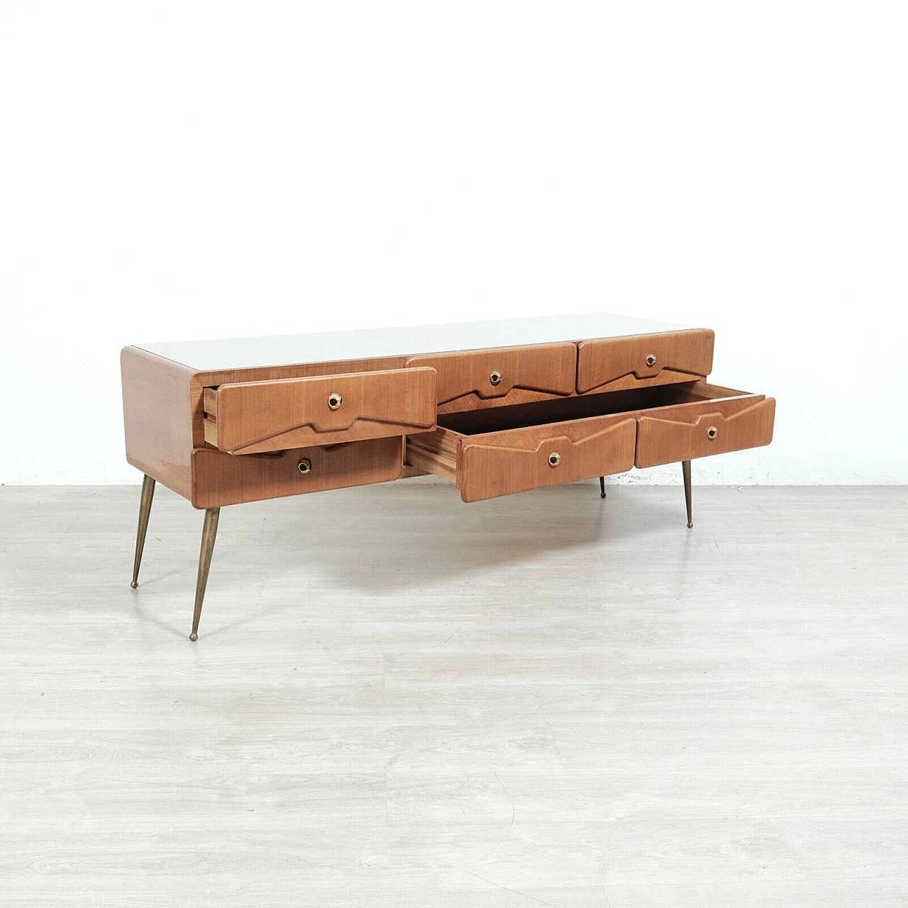 Solid wood sideboard in the style of Ico Parisi, 1950s 19