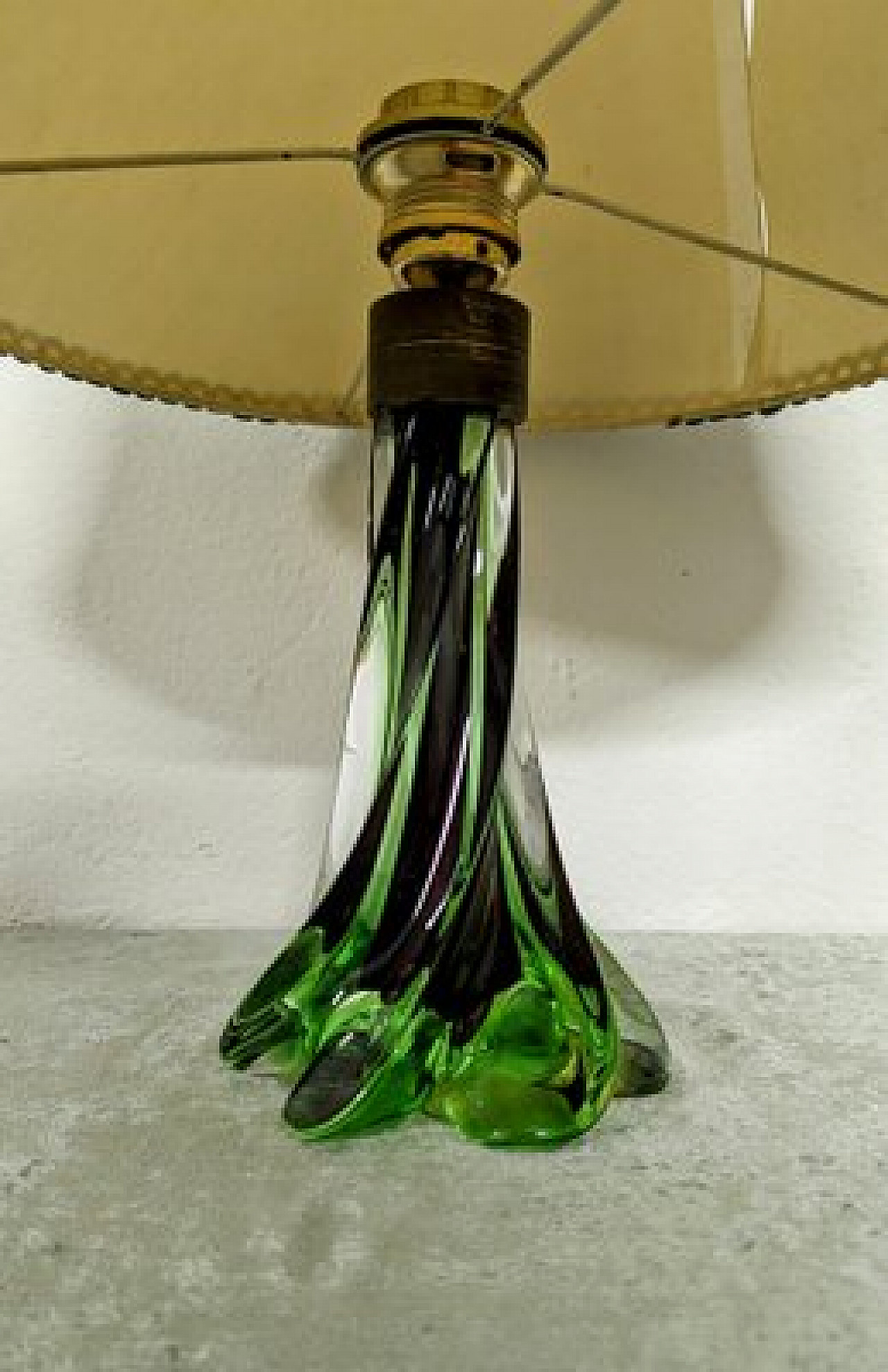 Murano glass table lamp attributed to Seguso, 1960s 2