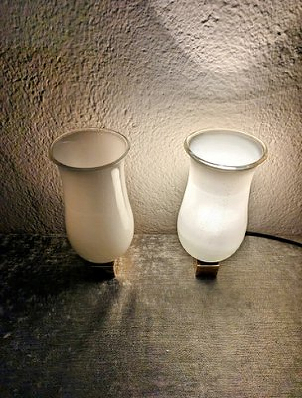 Pair of wall lamps by Seguso, 1940s 3