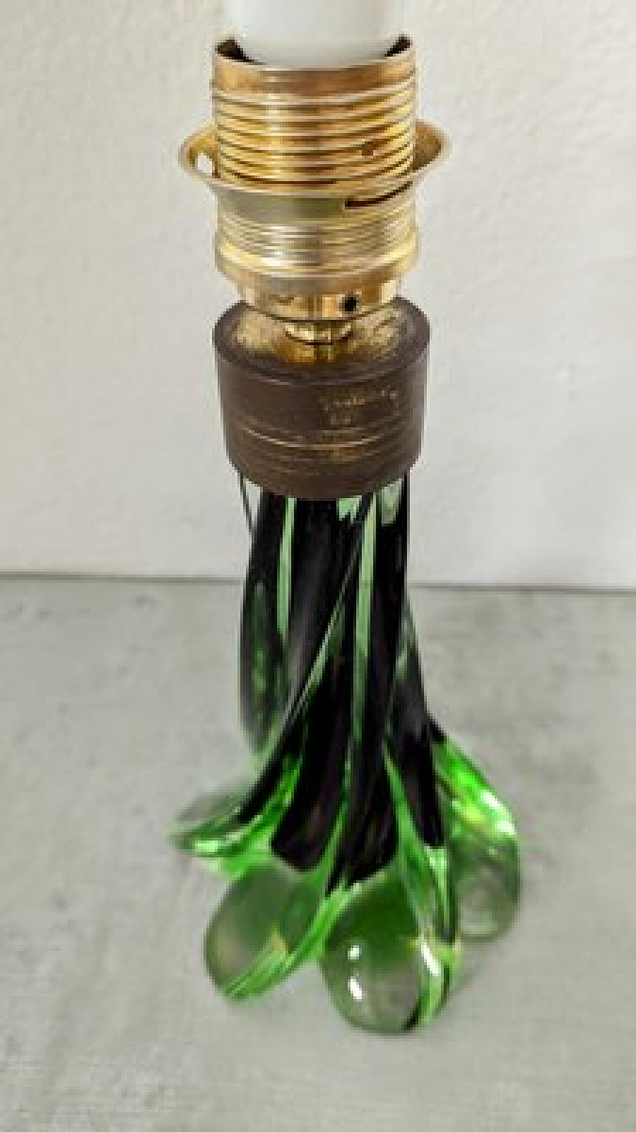 Murano glass table lamp attributed to Seguso, 1960s 5