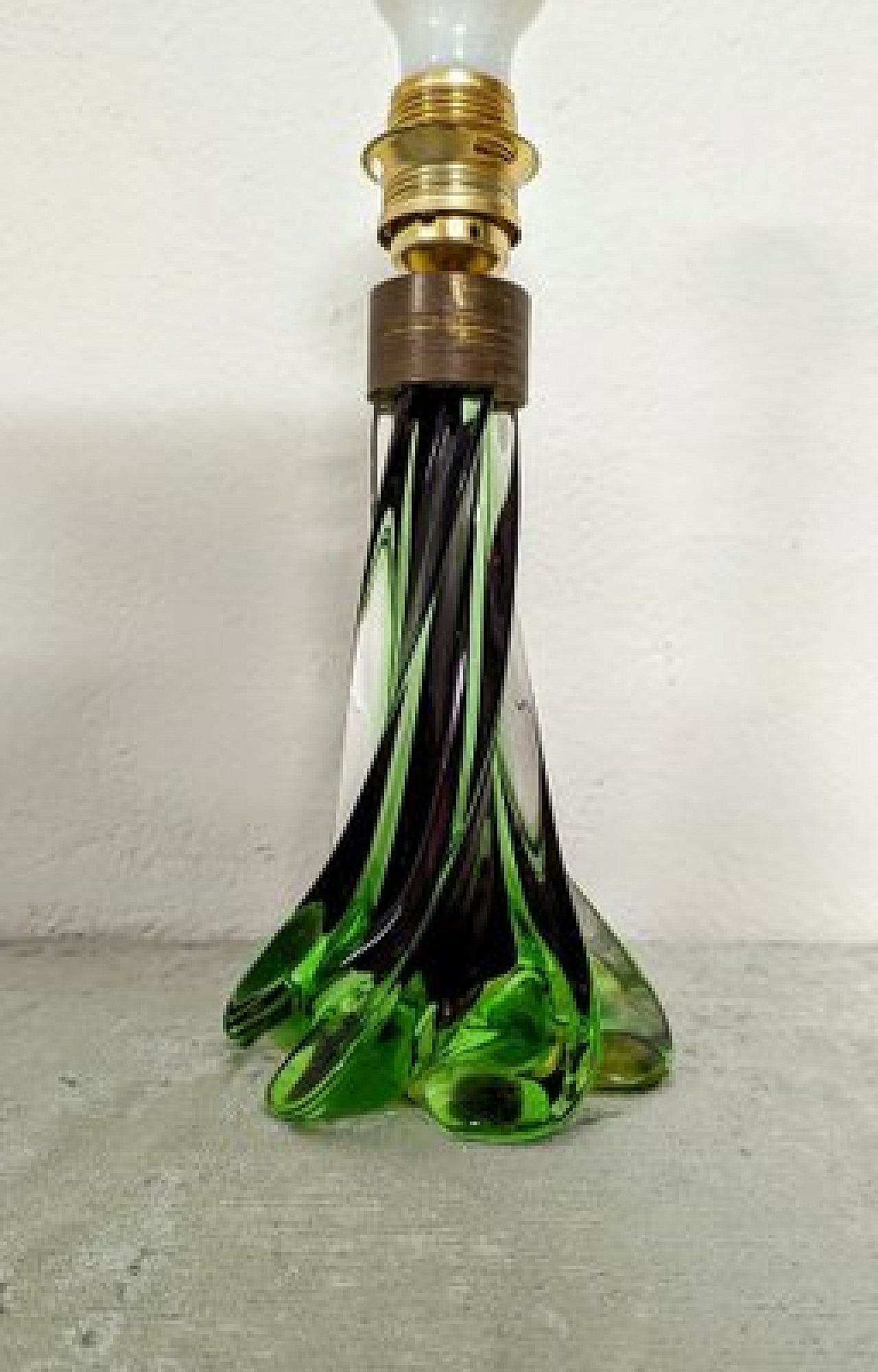 Murano glass table lamp attributed to Seguso, 1960s 6