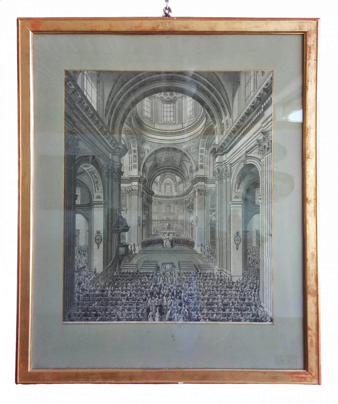 Laurent Louis Midart, Solothurn Cathedral, etching, 19th century 3