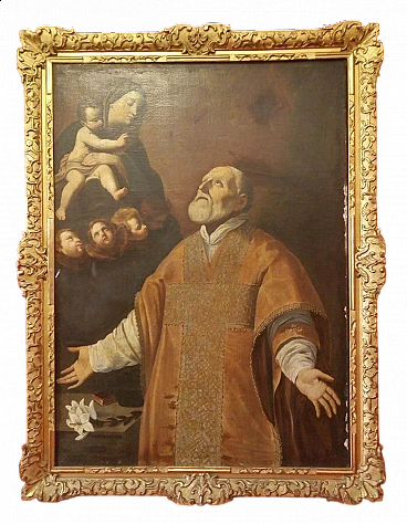 St. Philip Neri, Virgin and Child, oil on canvas, late 18th century