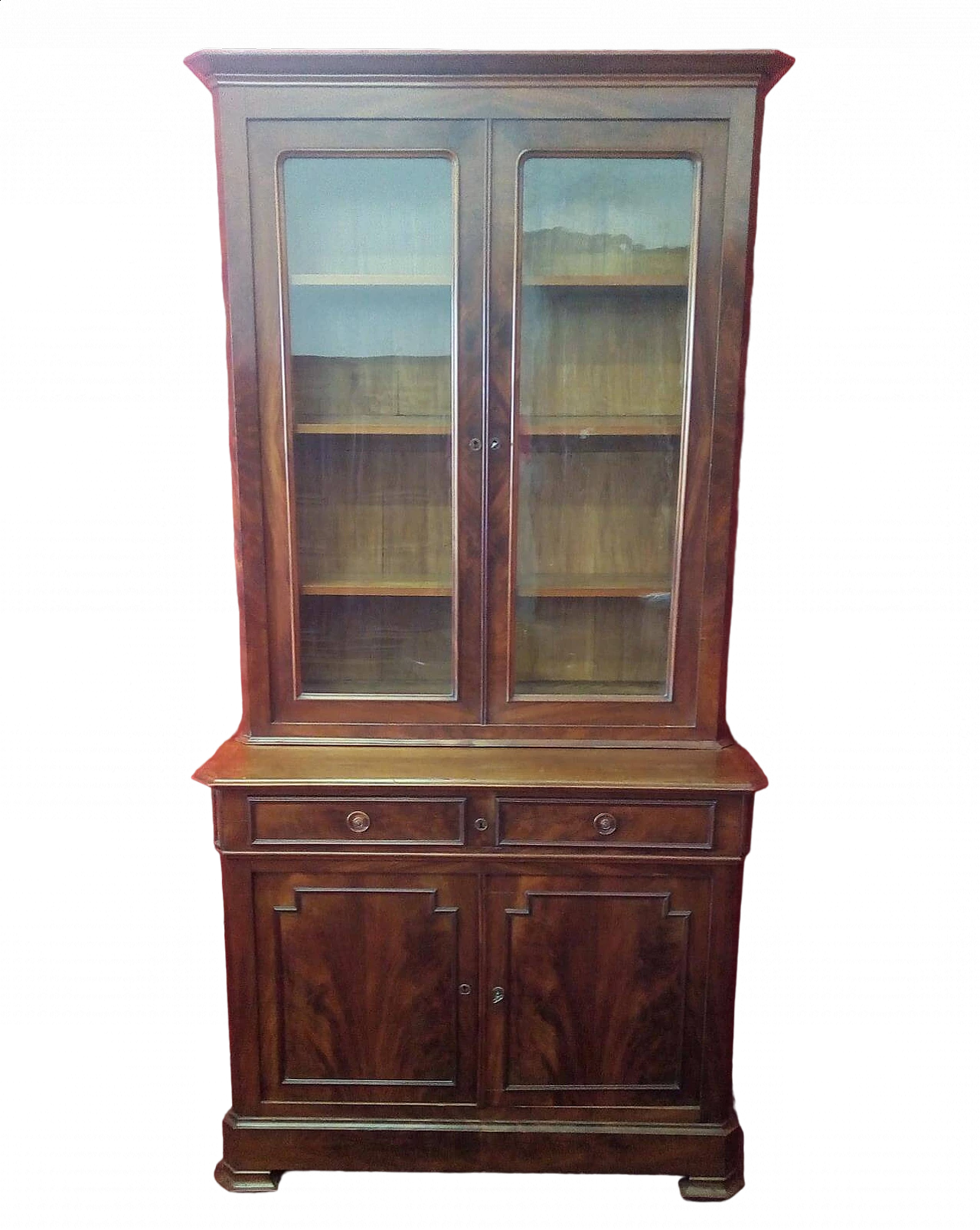 Mahogany bookcase, second half of the 19th century 11