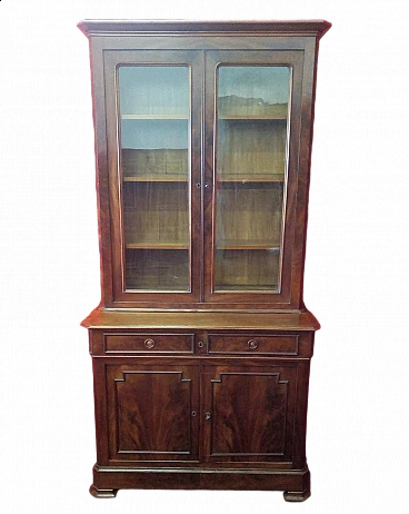 Mahogany bookcase, second half of the 19th century