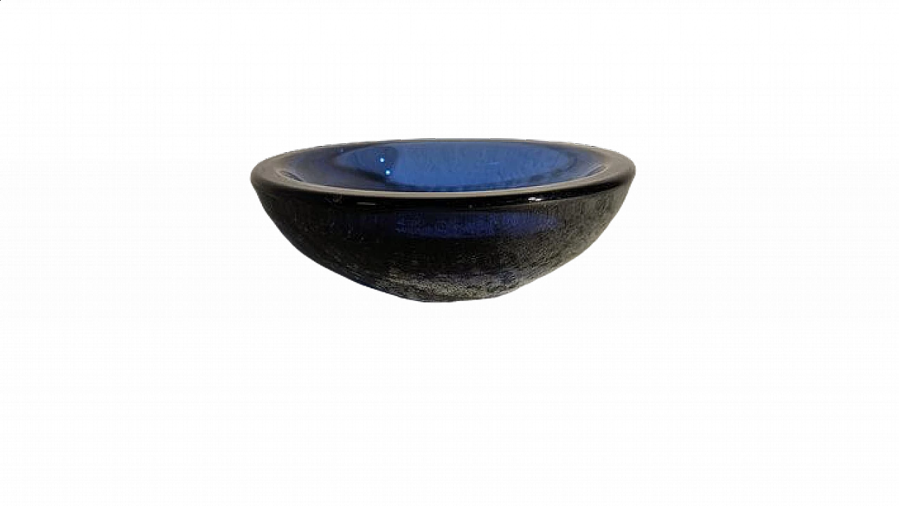 Murano glass bowl by Mario Pinzoni for Seguso, 1960s 5