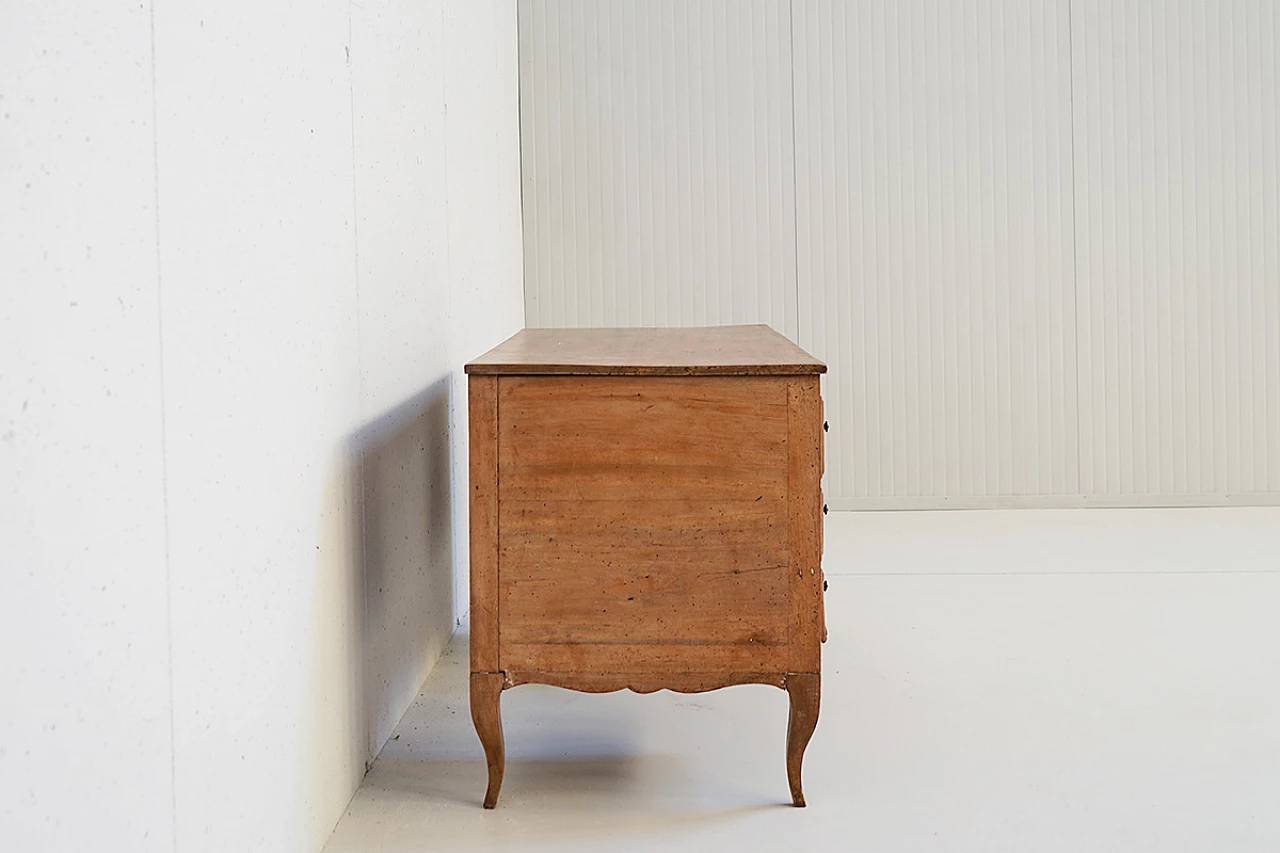 Solid walnut writing desk, 18th century 7