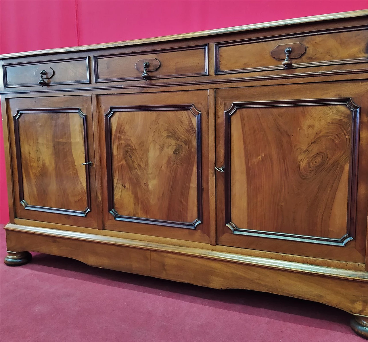 Light mahogany sideboard, second half of the 19th century 7