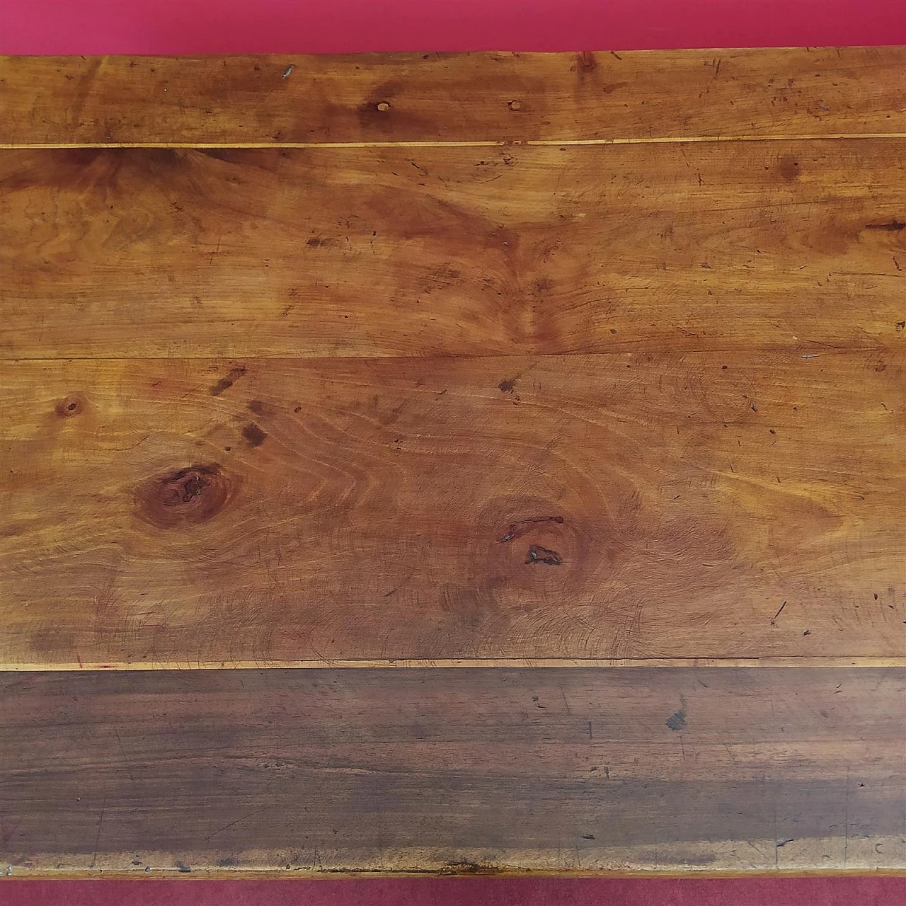 Walnut desk with drawers, first half of the 19th century 8