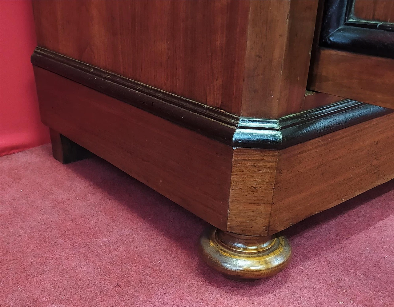 Walnut and oak bookcase, late 19th century 3