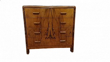 Art Deco walnut dresser, 1940s