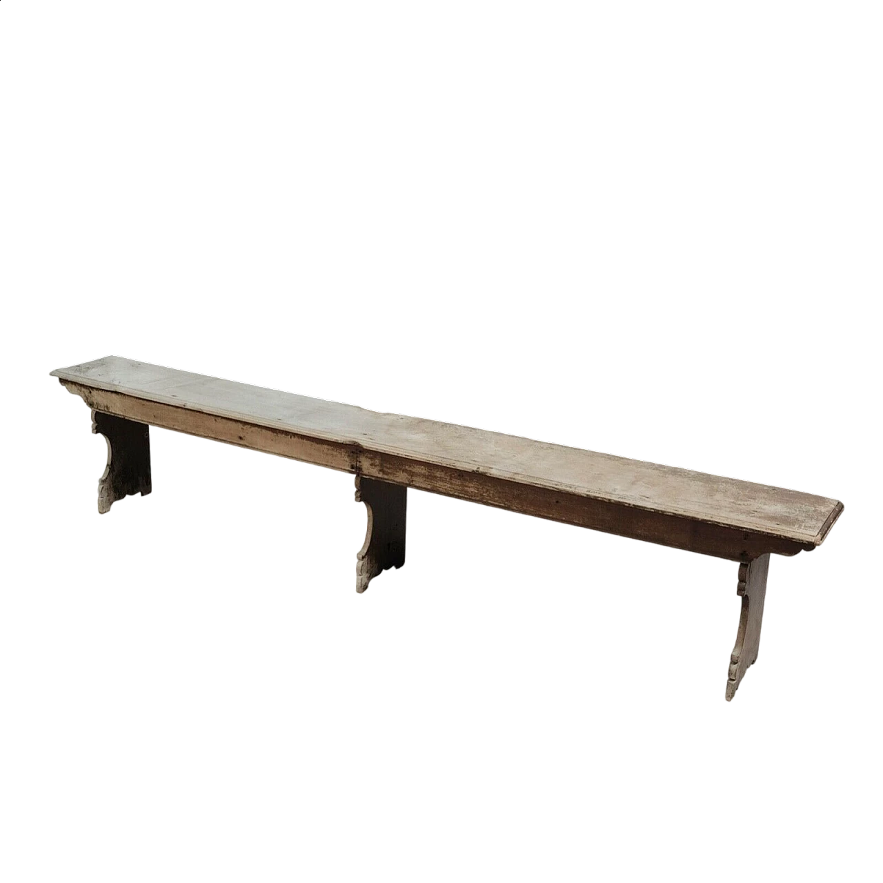 Walnut bench, 18th century 15