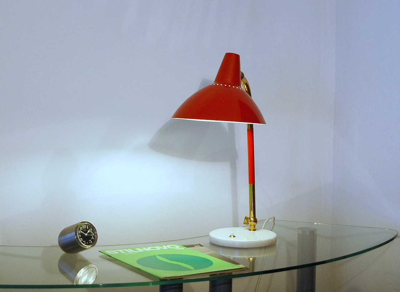 D491 table lamp by Stilnovo, 1950s 8