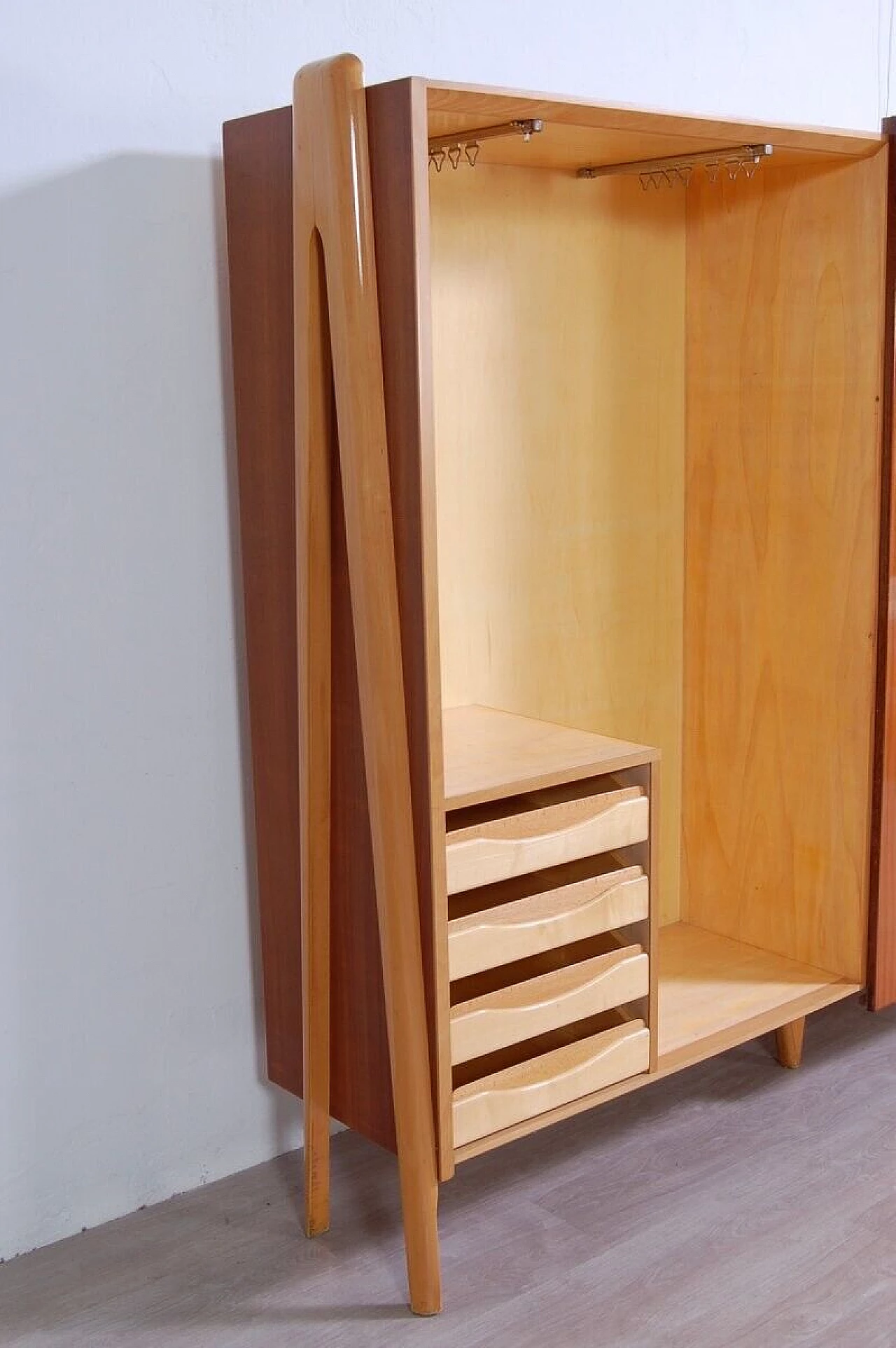 Scandinavian-style entrance wardrobe, 1960s 4