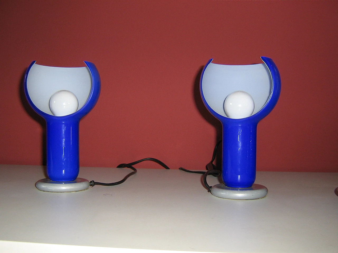 Pair of Miniflash lamps by Joe Colombo for Oluce, 1960s 1