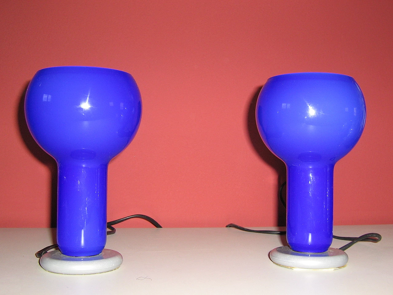 Pair of Miniflash lamps by Joe Colombo for Oluce, 1960s 3