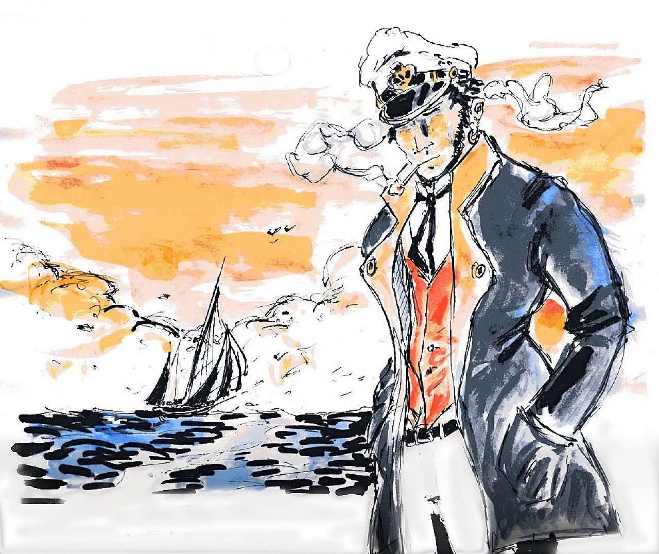 Hugo Pratt, 38 cartoline di Corto Maltese, anni 2000 29