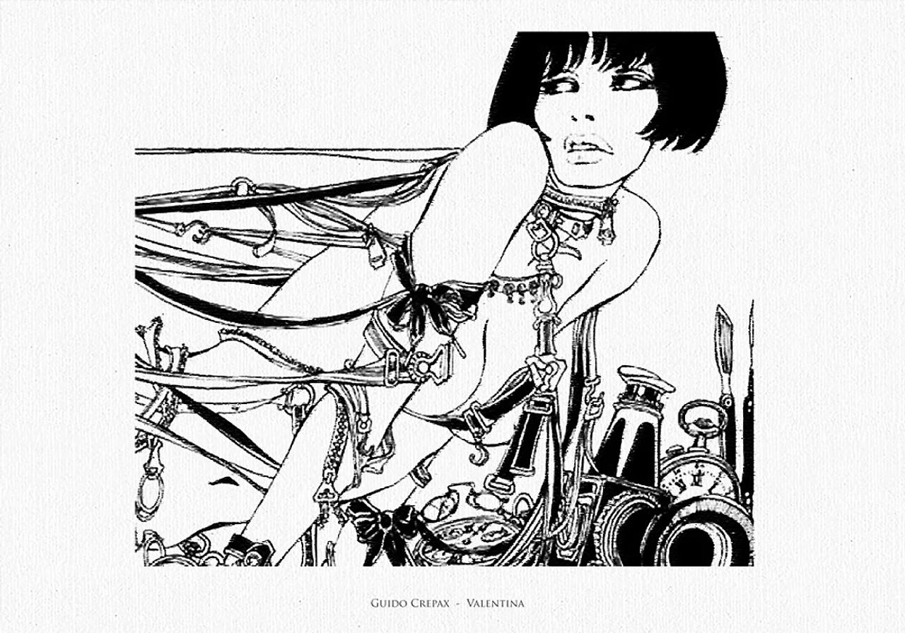 Guido Crepax, 49 cartoline di Valentina, anni 2000 6