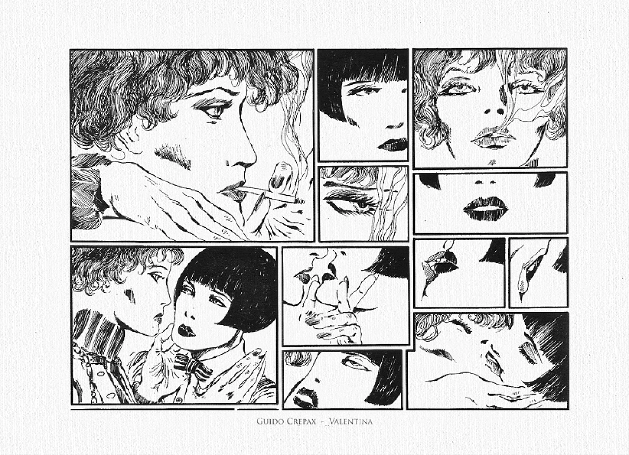 Guido Crepax, 49 cartoline di Valentina, anni 2000 23