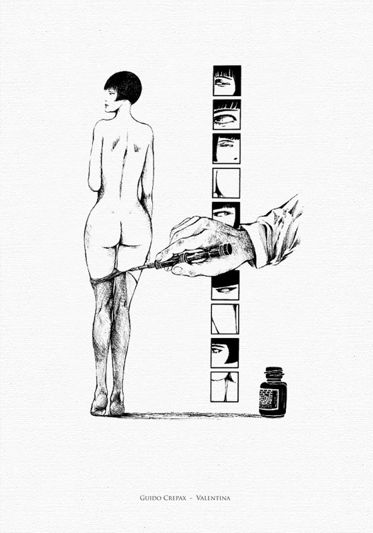 Guido Crepax, 49 cartoline di Valentina, anni 2000 24