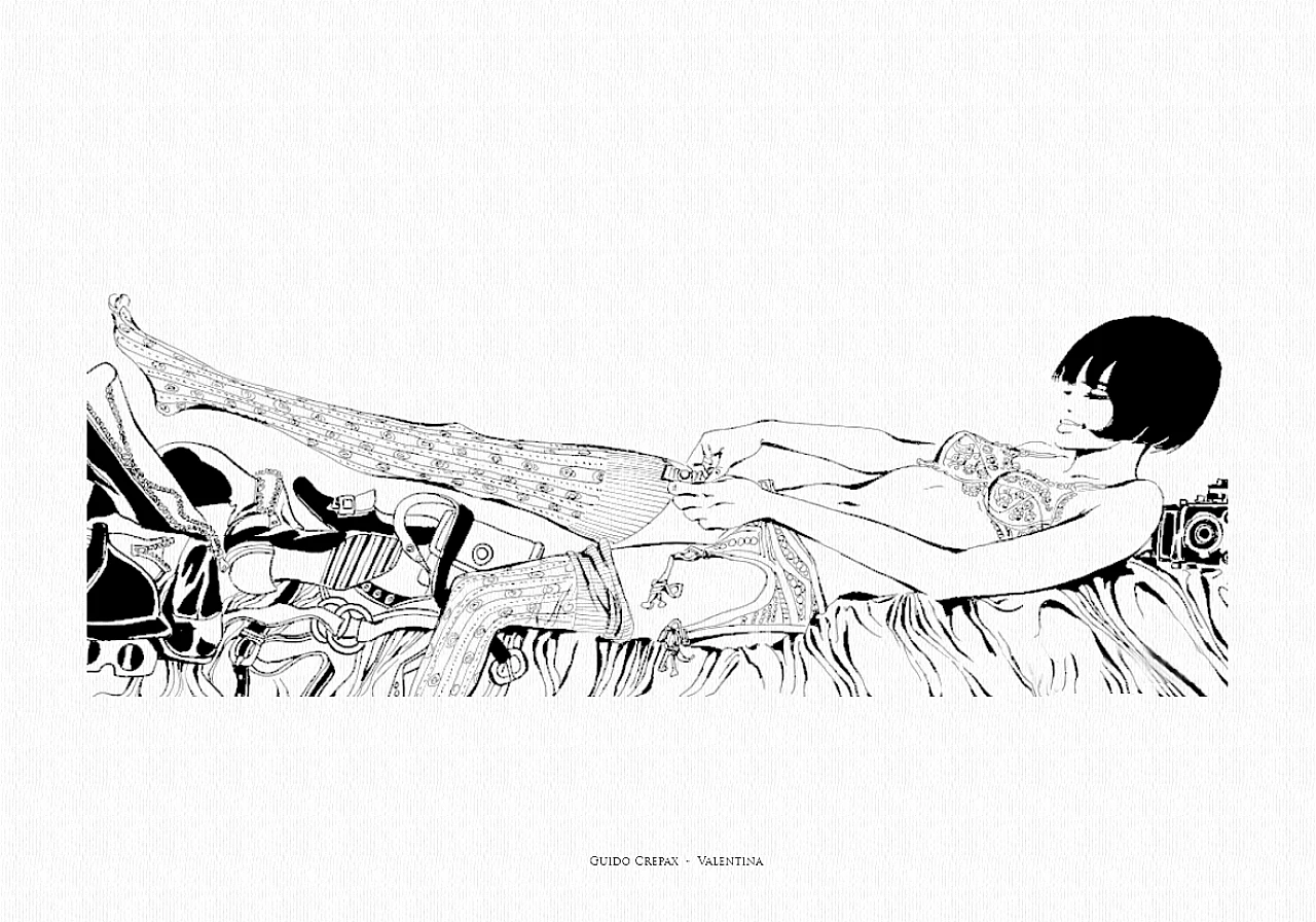 Guido Crepax, 49 cartoline di Valentina, anni 2000 42