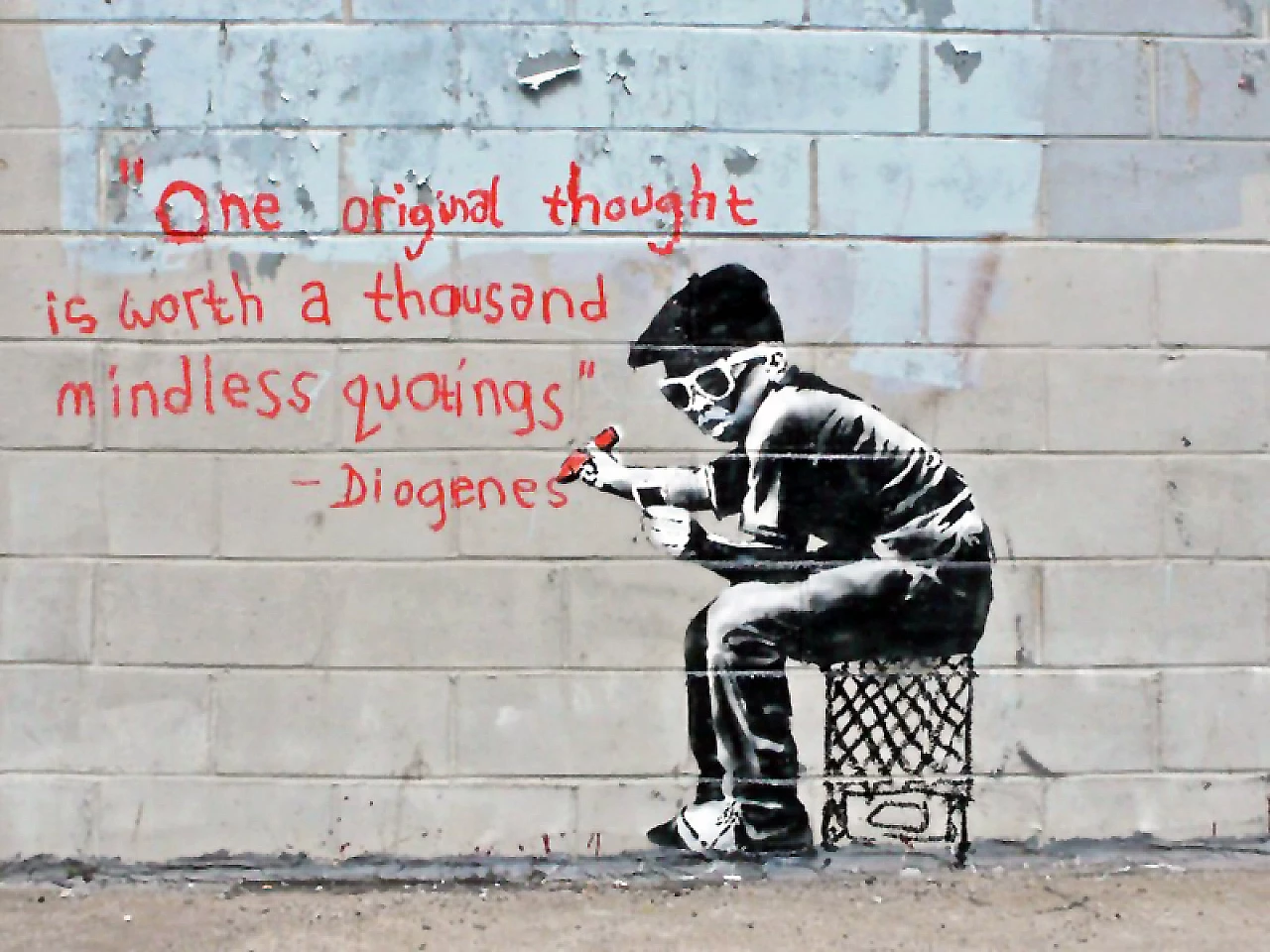 Banksy, 32 cartoline di street design, anni 2000 13