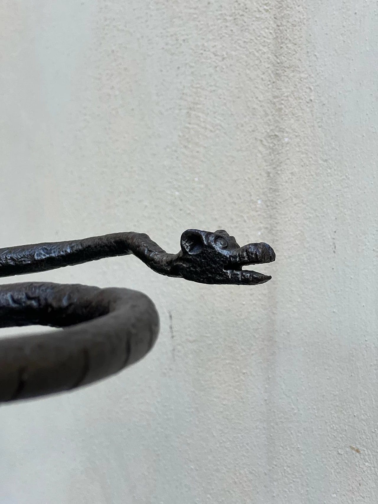 Edgard Brandt, snakes, forged iron sculpture, early 20th century 4