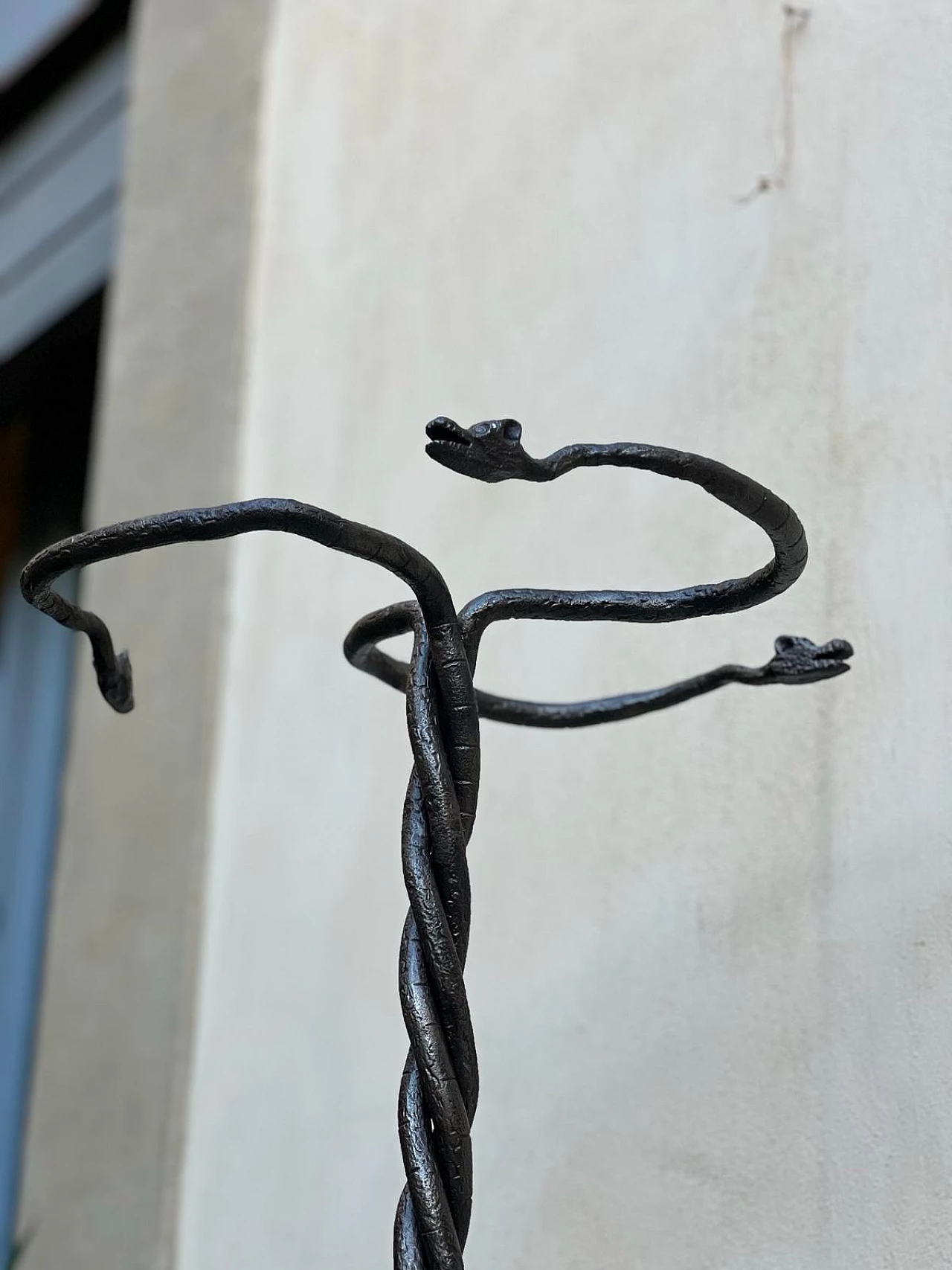 Edgard Brandt, snakes, forged iron sculpture, early 20th century 5