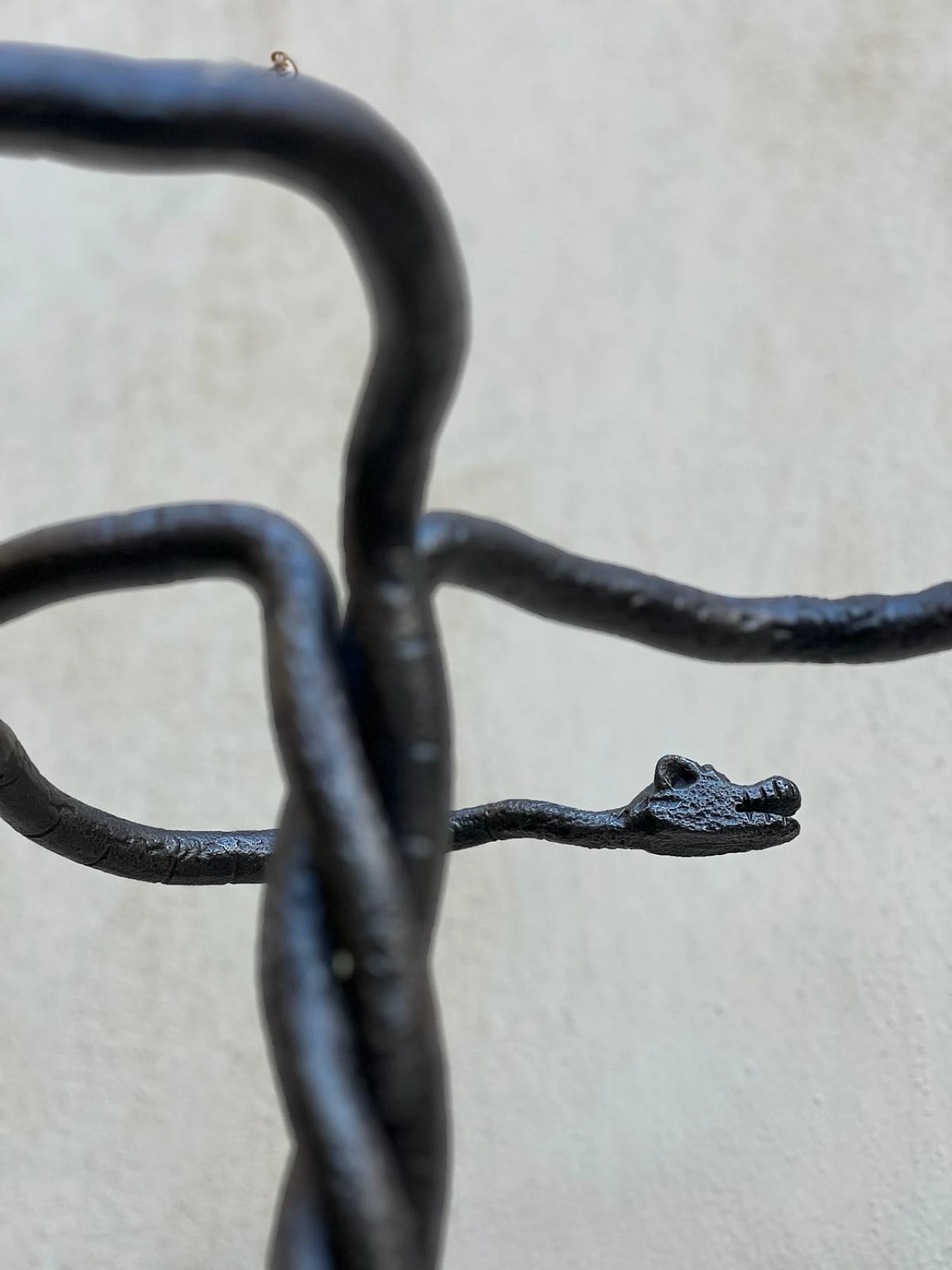 Edgard Brandt, snakes, forged iron sculpture, early 20th century 11