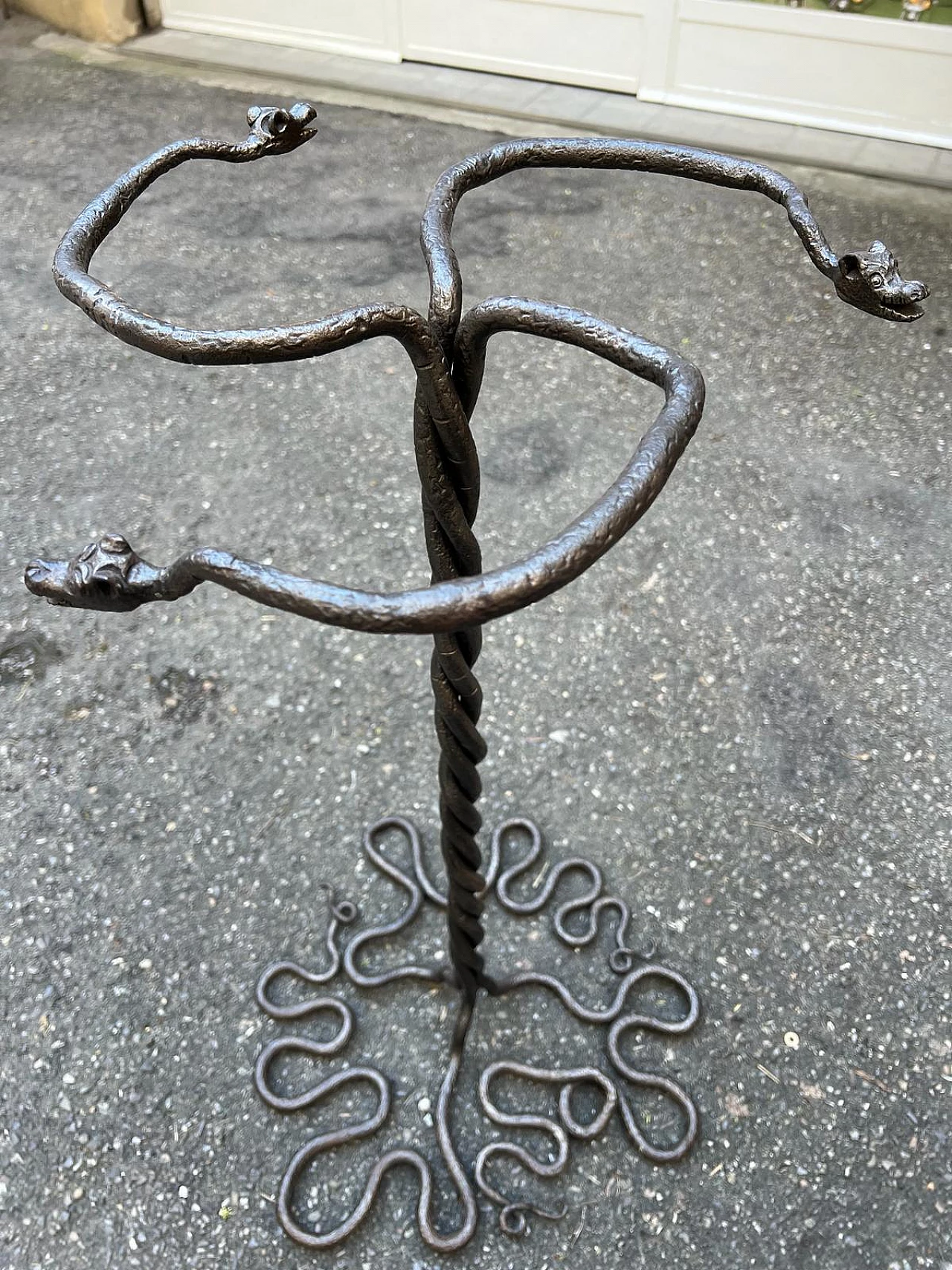 Edgard Brandt, snakes, forged iron sculpture, early 20th century 13