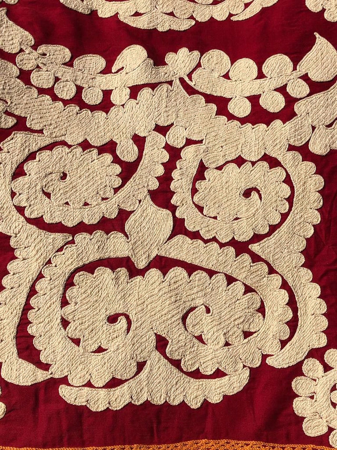 Uzbek Suzani wedding cloth, 19th century 3