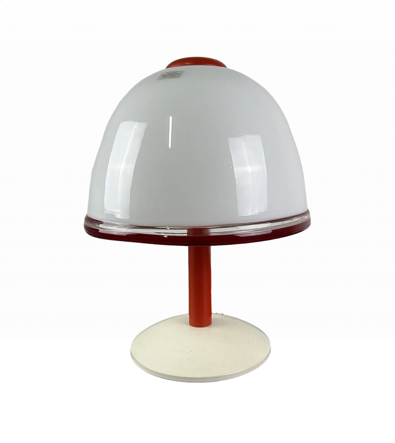 Glass table lamp by Pamio e Toso for Leucos, 1980s 12