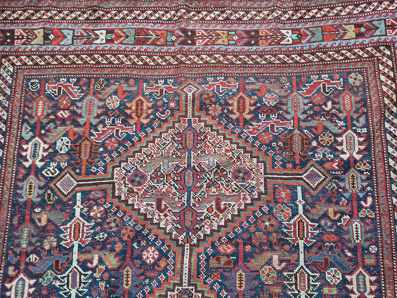 Persian Kamse carpet, late 19th century 2