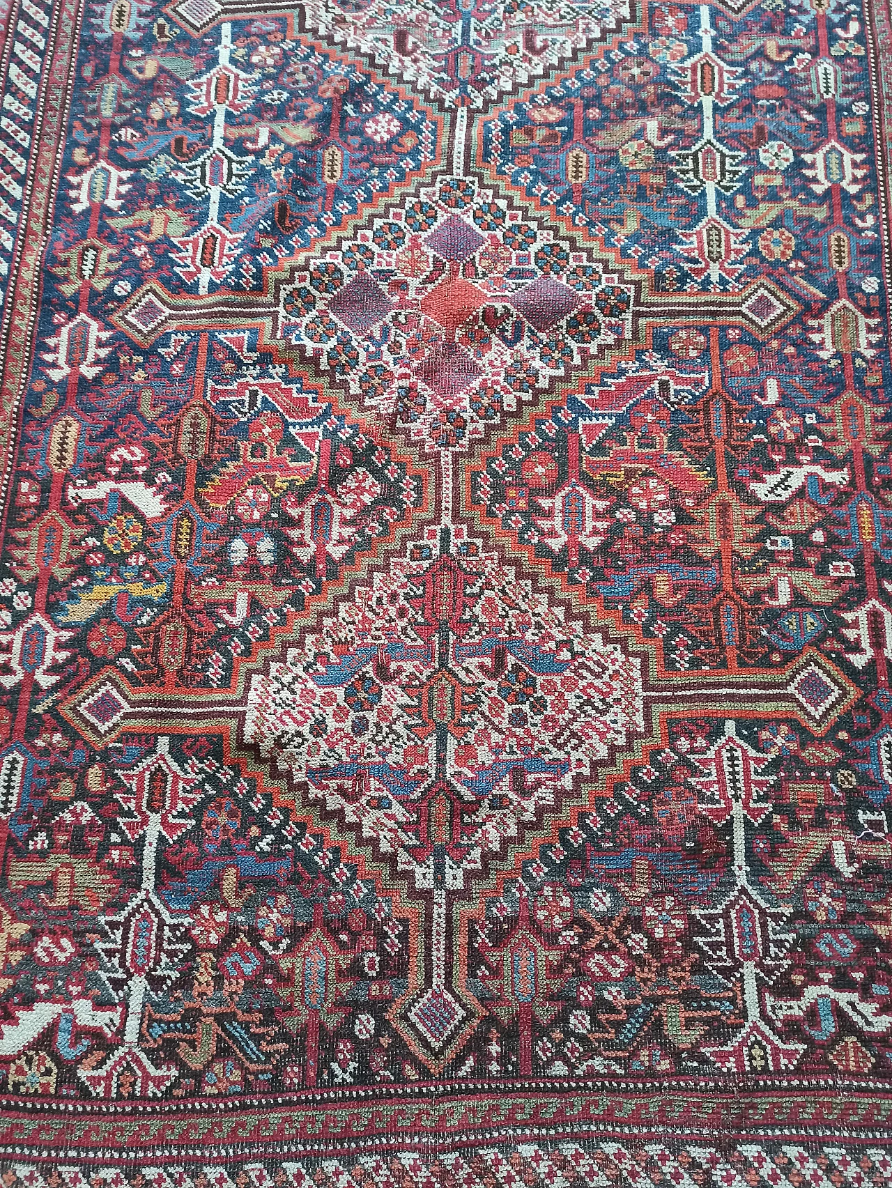 Persian Kamse carpet, late 19th century 6