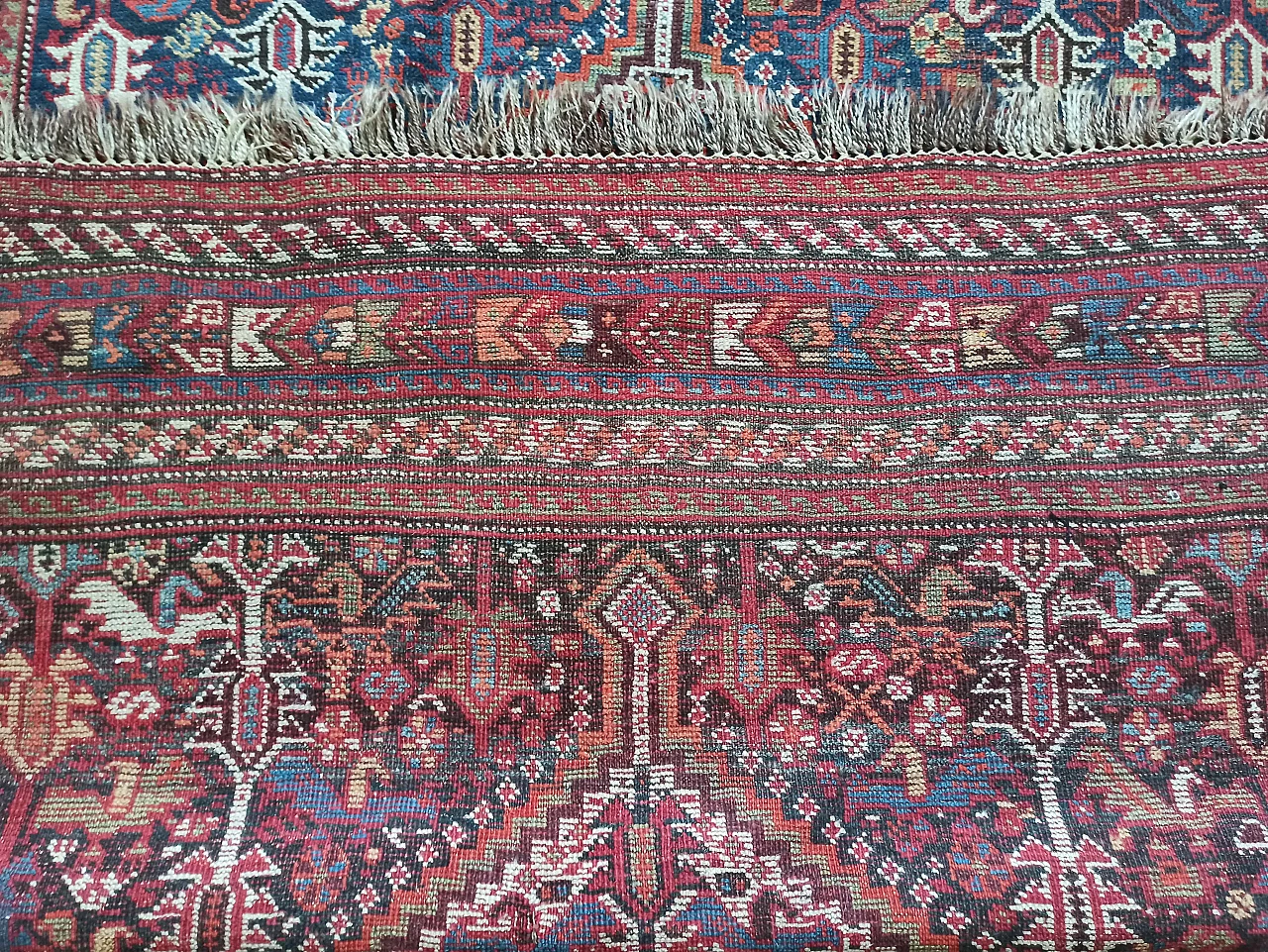 Persian Kamse carpet, late 19th century 8