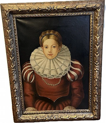 Portrait of a lady, oil on canvas
