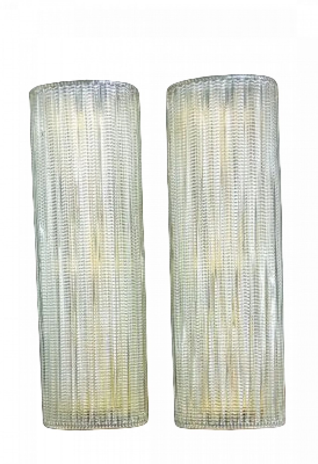 Pair of Murano glass wall lights by Leucos, 1970s 15