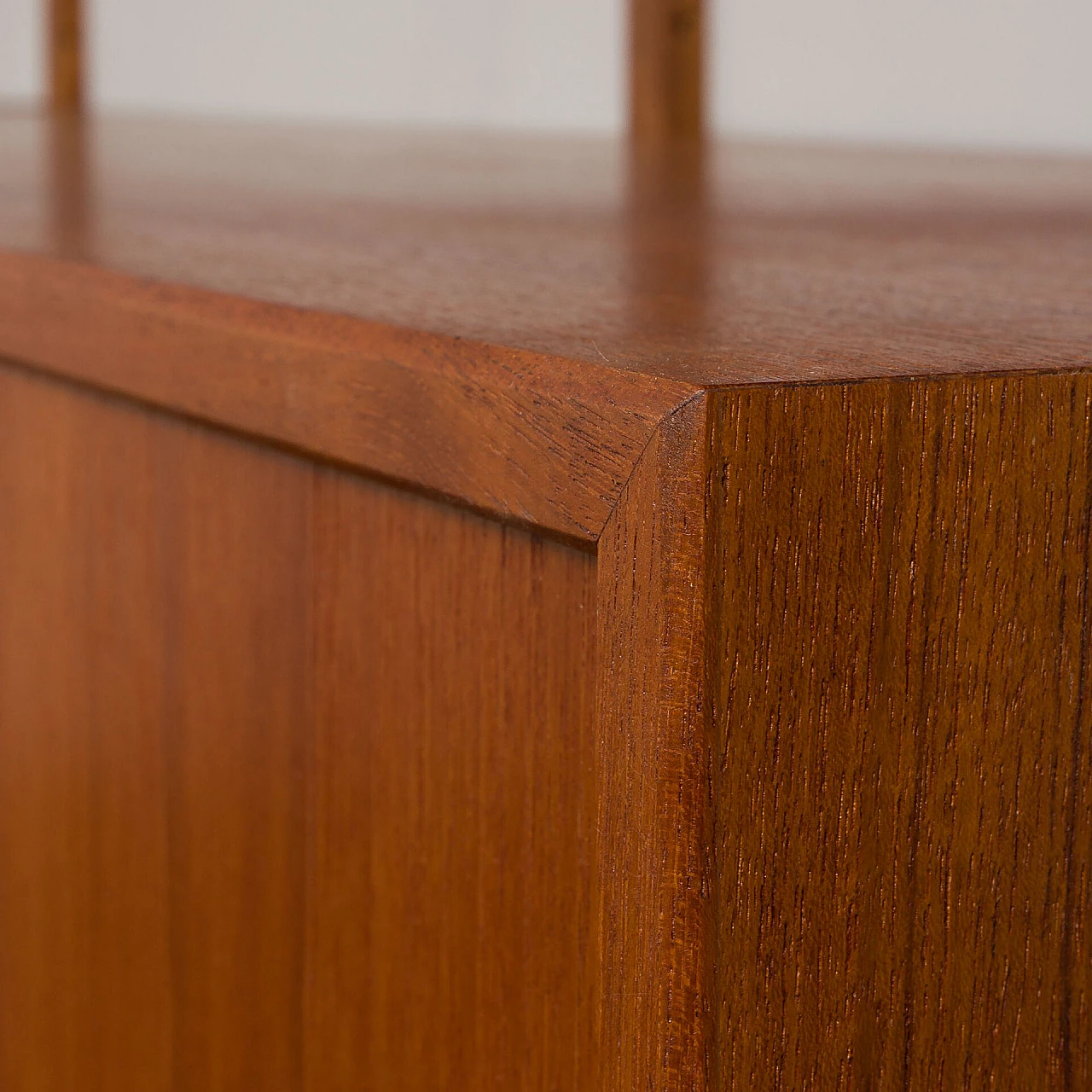 Modular teak hanging bookcase in the style of P. Cadovius, 1960s 20