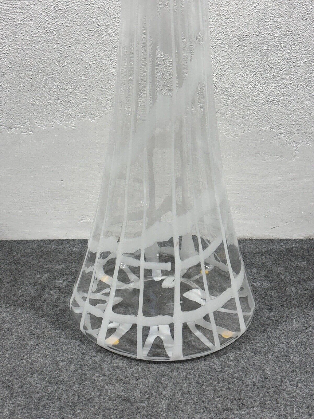 Murano glass floor lamp by Mazzega, 1970s 4