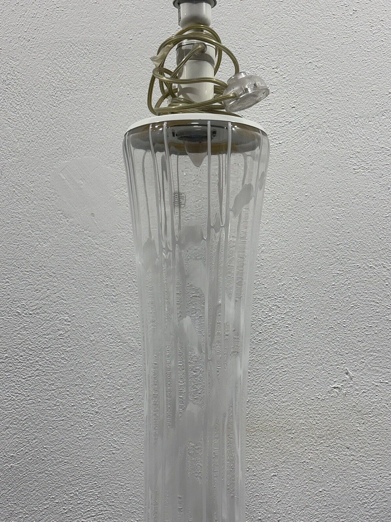 Murano glass floor lamp by Mazzega, 1970s 5