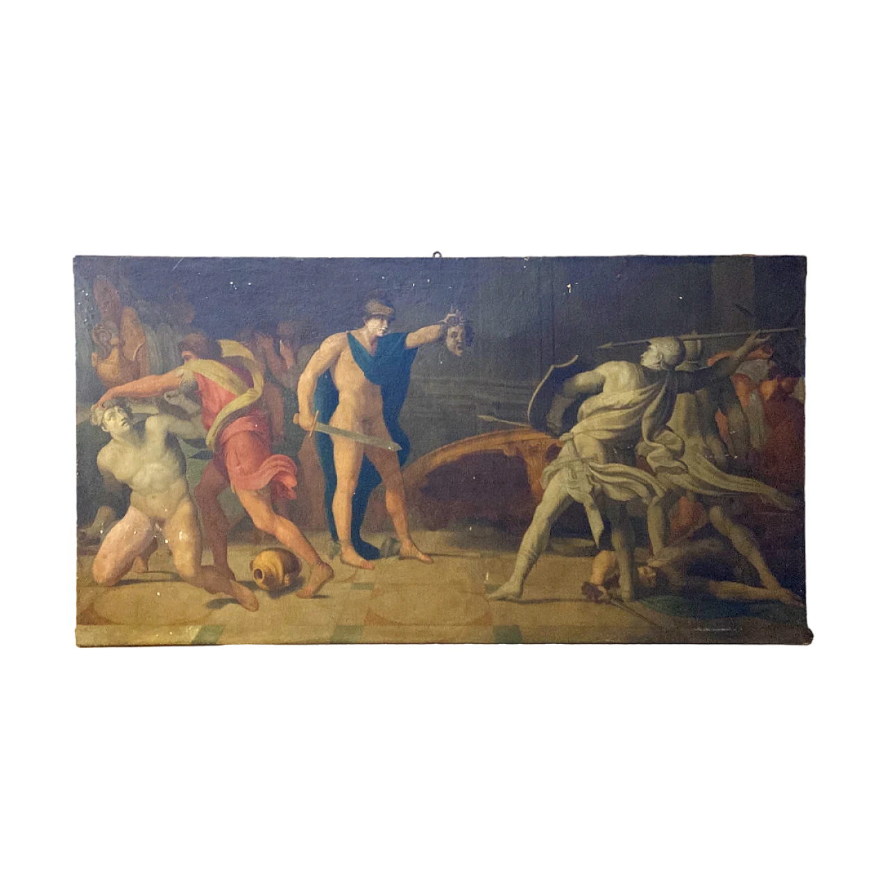 Perseus, oil painting on canvas, copy after A. Carracci, 19th century 10