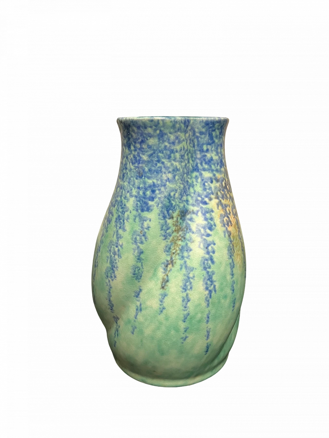 Green and blue ceramic vase 4